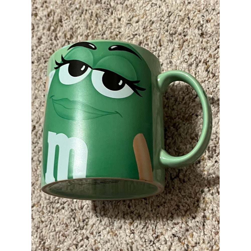 Green M&M Mug